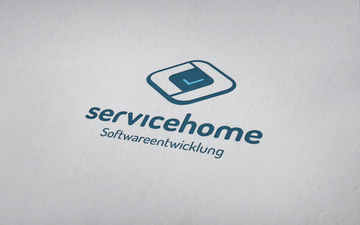 Logogestaltung für Servicehome